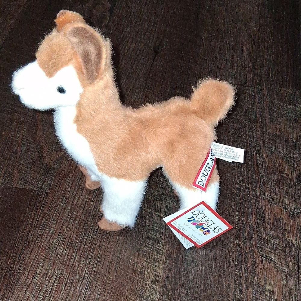 Douglas Llama Stuffed Animal - Brown and White